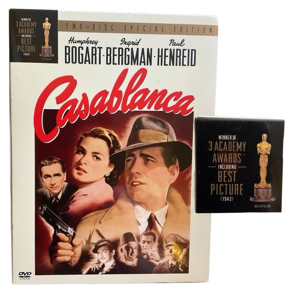 Casablanca (1943) DVD 2 Disc Special Edition Humphrey Bogart Ingrid‎ Bergman